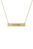 Sister Bar Necklace