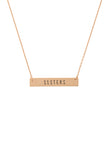 Sister Bar Necklace