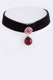 Pink Killarney Rose Chocker Necklace - My Jewel Candy - 1