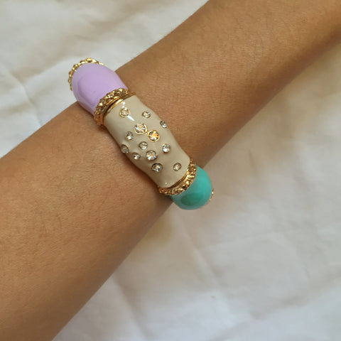 Crystal Charm Colored Bracelet - My Jewel Candy