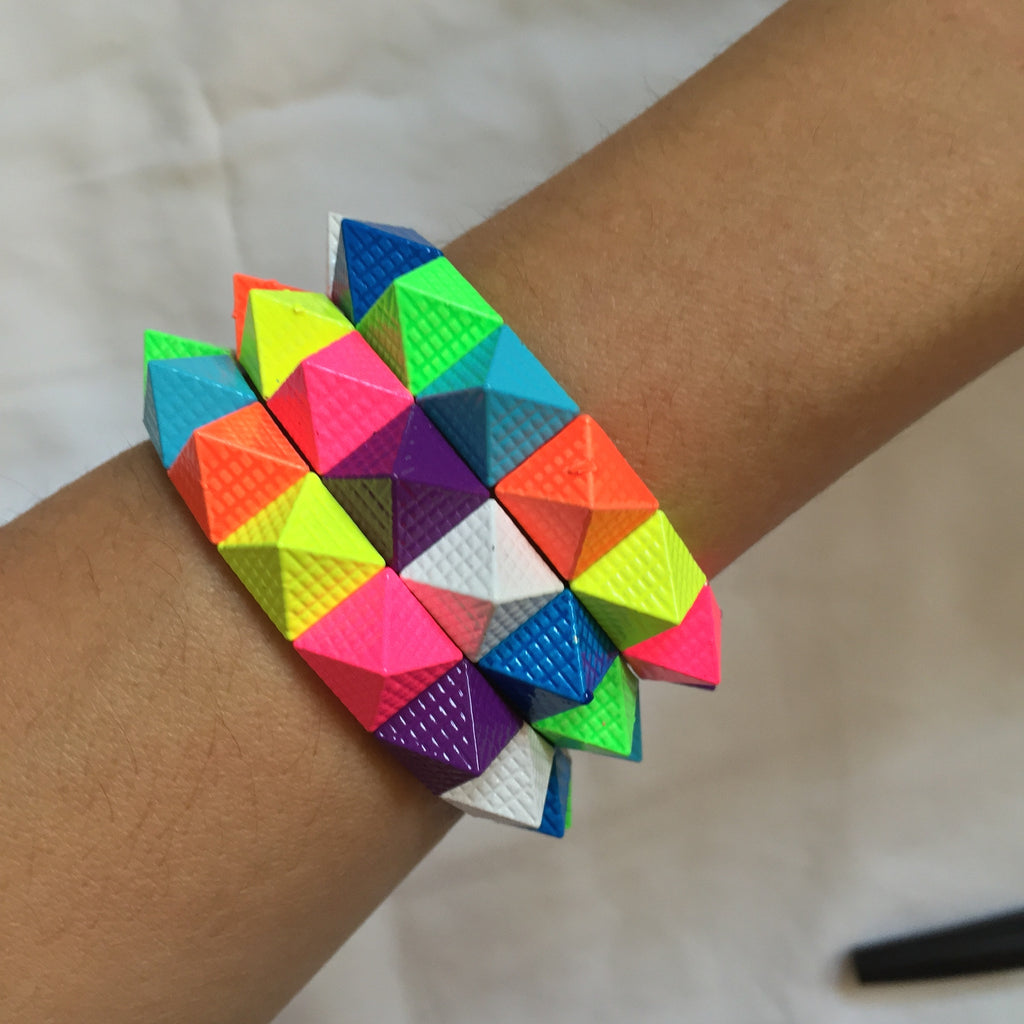 Colored Tri Skin Pyramid - My Jewel Candy