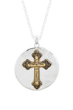 Lord's Prayer Engraved Necklace