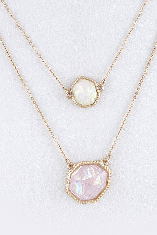 DEAL OF THE DAY:  50% off Mother of Pearl Layered Necklace - My Jewel Candy