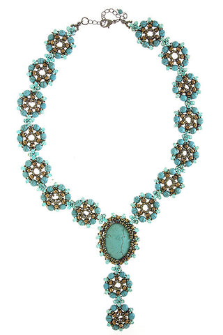 Precious Stone Turquoise Necklace - My Jewel Candy