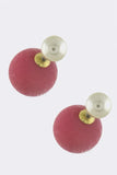 Colored Pearl Double-Sided Earrings - My Jewel Candy - 4