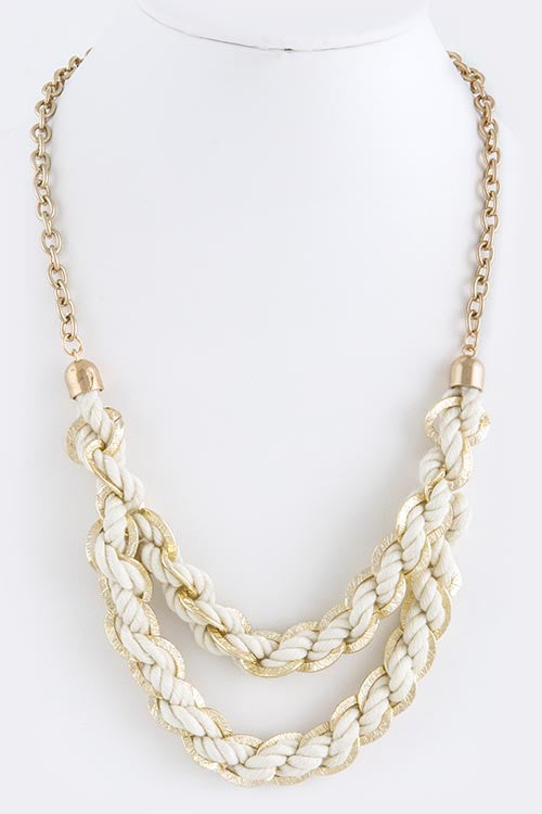 Braided Necklace - My Jewel Candy