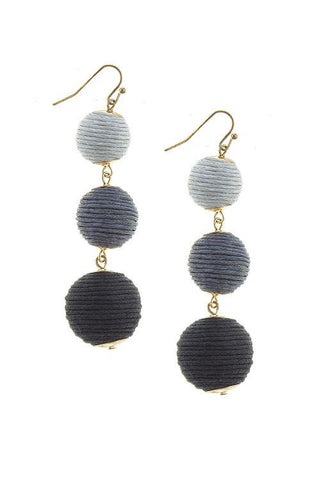 Jingle Balls Earrings (Greys)