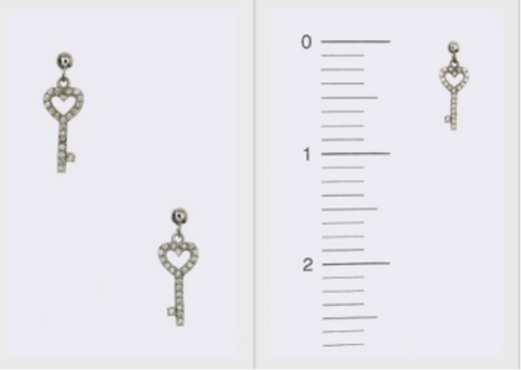 Kappa Key Earrings - My Jewel Candy - 1