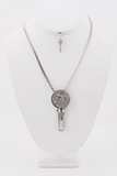 Key Rhinestone Pendant Necklace - My Jewel Candy - 3