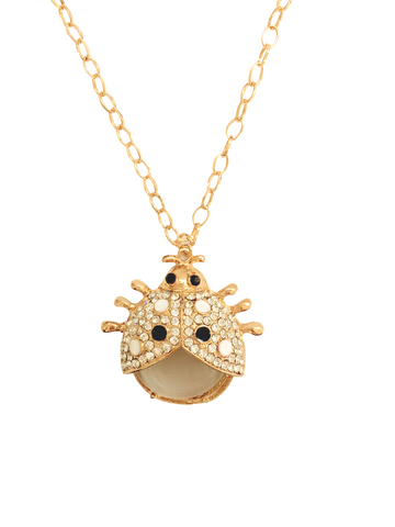 Lady Bug Pendant Necklace - My Jewel Candy