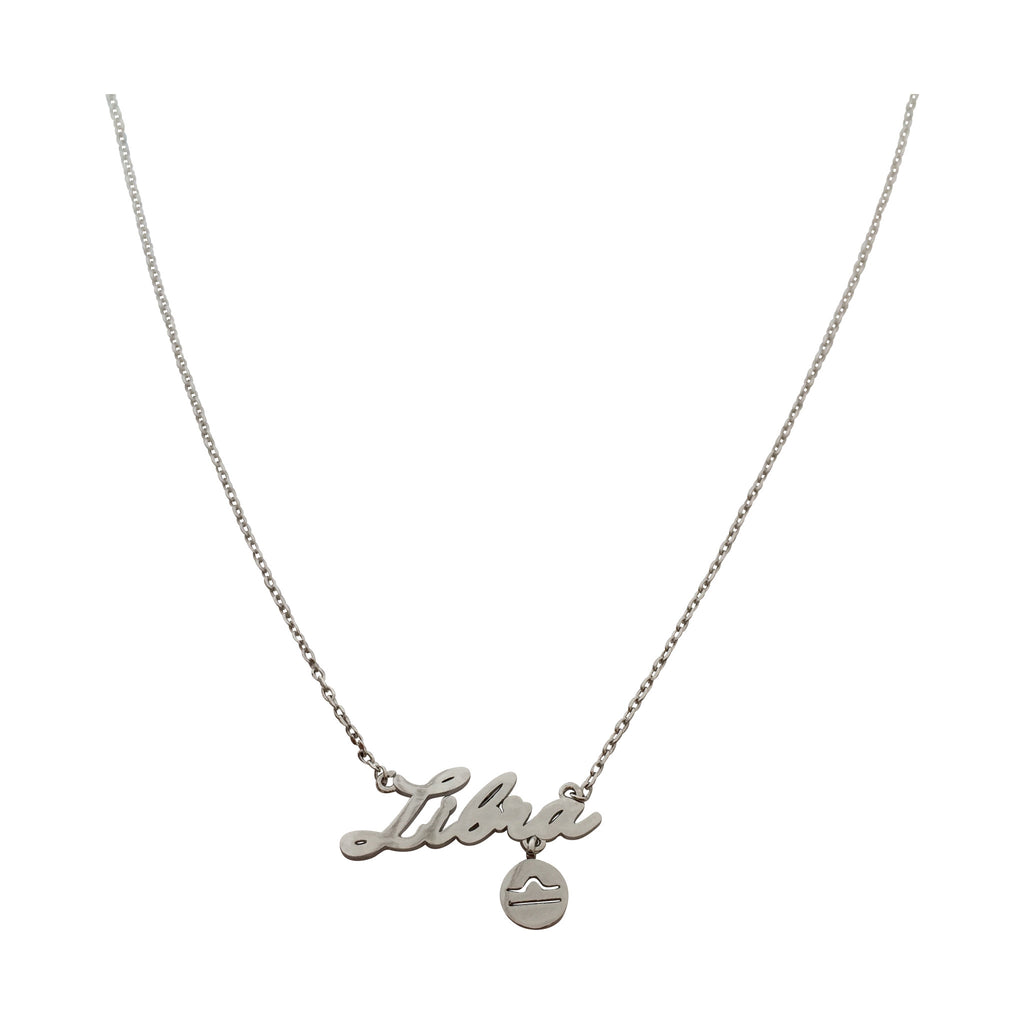 Aquarius Zodiac Sign Diamond Necklace – Popular J