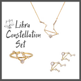 Libra Zodiac Jewelry Constellation Holiday Gift Set