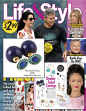 Navy & Sea Green Beaded Double-Sided Earrings (As seen in Life & Style Magazine) - My Jewel Candy - 2