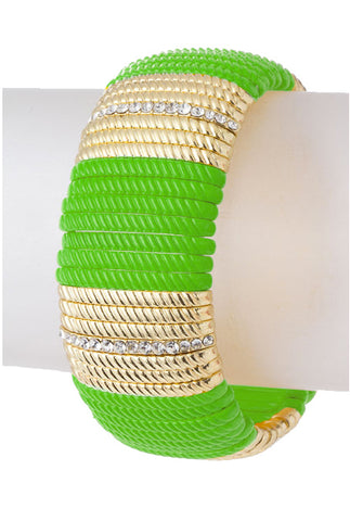 Green Bar Bracelet - My Jewel Candy