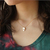 Delicate Skull Pendant - FREE SHIPPING - My Jewel Candy - 3