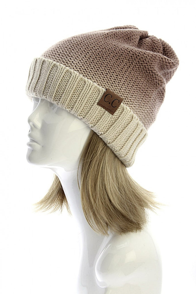 CC Beanie: Ombre Taupe/Beige - My Jewel Candy