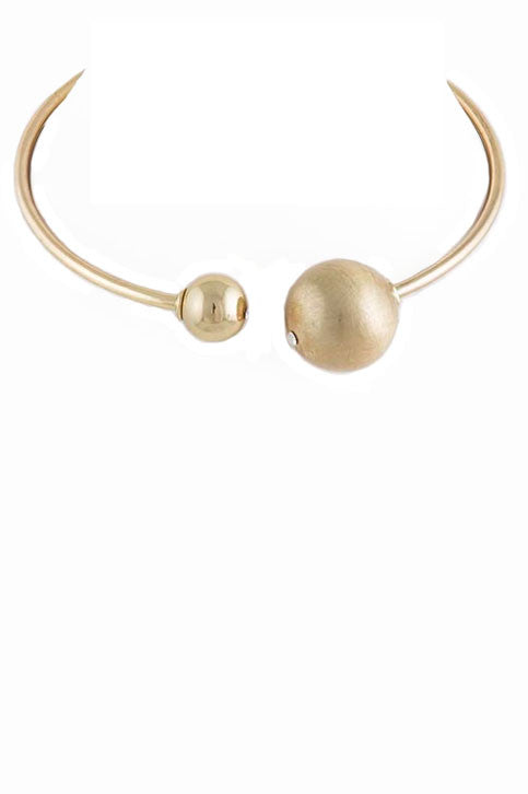 Open Orb Necklace - Gold (As seen in People Style Watch Magazine) - My Jewel Candy