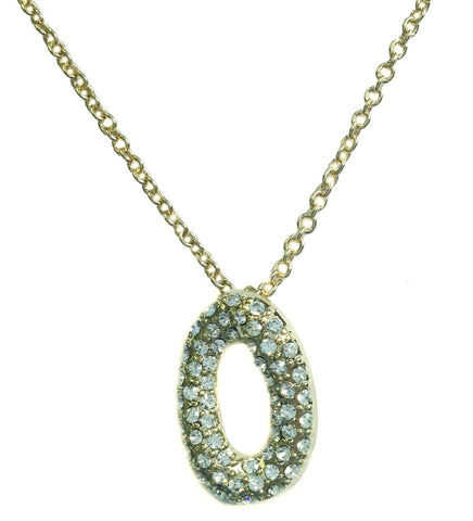 Gold Oval "O" Necklace - My Jewel Candy