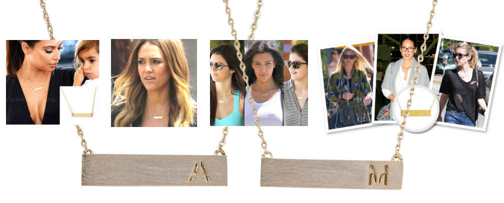 Bar necklace trend deals