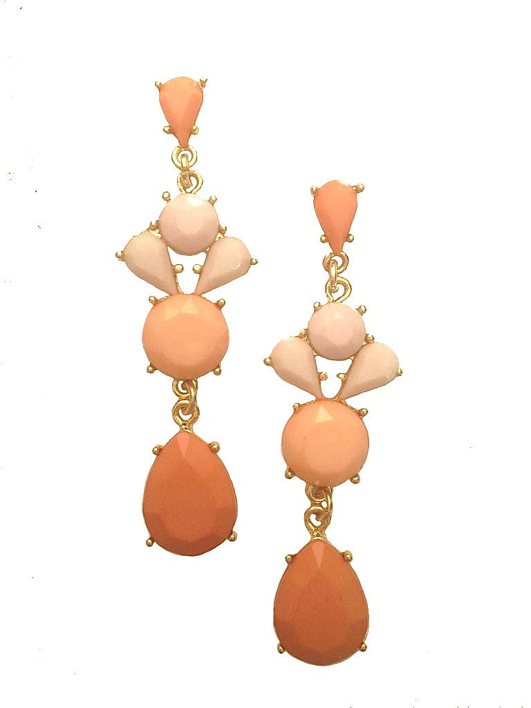 Peachy-Keen Dangle Earrings - My Jewel Candy