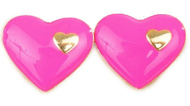 Love in Love Pink Stud Earrings - My Jewel Candy