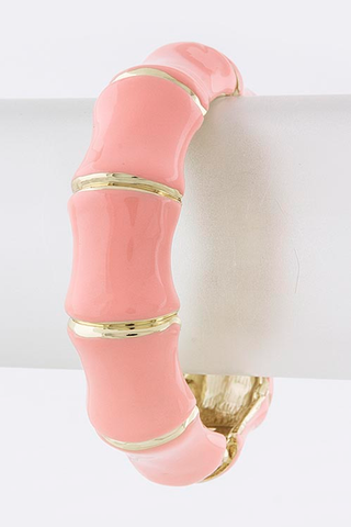 Pink Cuff Bracelet - My Jewel Candy - 1