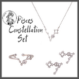 Pisces Zodiac Jewelry Constellation Holiday Gift Set