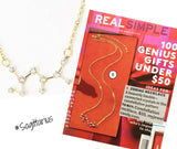 Sagittarius Constellation Zodiac Necklace (11/23-12/22) - As seen in Real Simple & People Magazine - My Jewel Candy - 1