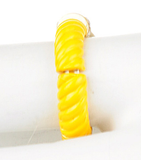 Gold Ball & Crystal Yellow Ring - My Jewel Candy - 2