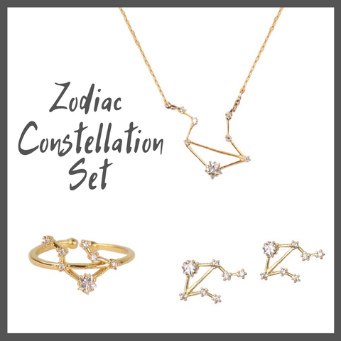 Zodiac Jewelry Constellation Holiday Gift Set