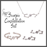 Scorpio Zodiac Jewelry Constellation Holiday Gift Set