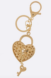 "Key to My Heart" Encrusted Key Chain - My Jewel Candy - 3