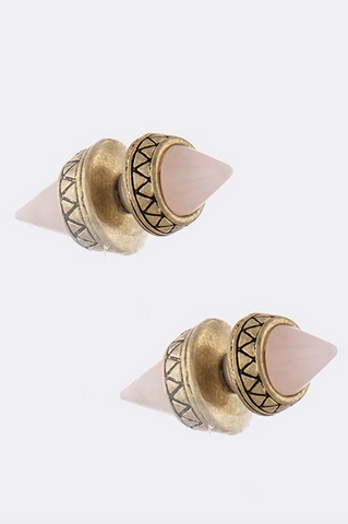 Cone Double-Sided Earrings - My Jewel Candy - 1