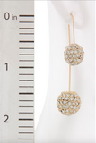 Double-Sided Dangle Earrings (Crystal Encrusted) - My Jewel Candy - 4