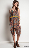 Easy Breezy Dress (Navy / Mustard) - My Jewel Candy - 1
