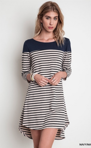 Stripe Tease Dress - My Jewel Candy