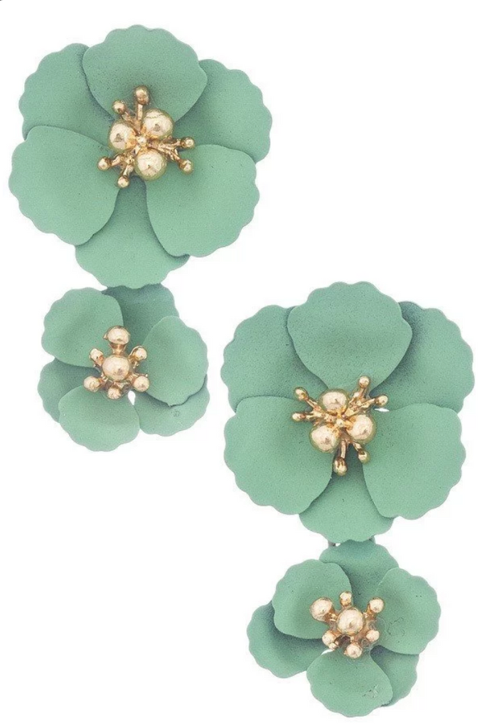 "Good Housekeeping" Flower Earrings