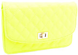 Neon Yellow Quilted Bag - My Jewel Candy - 2