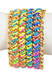 Neon Woven Chain Bracelet - My Jewel Candy - 1