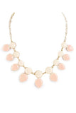 Beige Round and Teardrop Necklace - My Jewel Candy - 3
