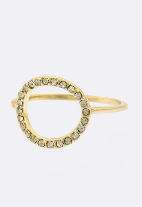 Crystal Circle Ring - My Jewel Candy