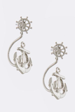 Curved Anchor Earrings - My Jewel Candy - 2