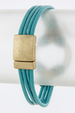 Looped Leather Bracelet - My Jewel Candy - 3
