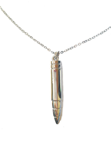 Silver Bullet Necklace - My Jewel Candy