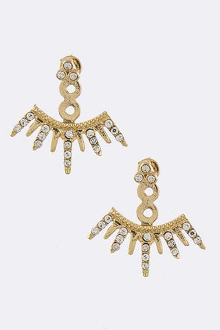 The Phoenix Double-Sided Ear Jackets Earrings - My Jewel Candy