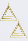 Rep Tri Delt Drop Earrings - My Jewel Candy - 1