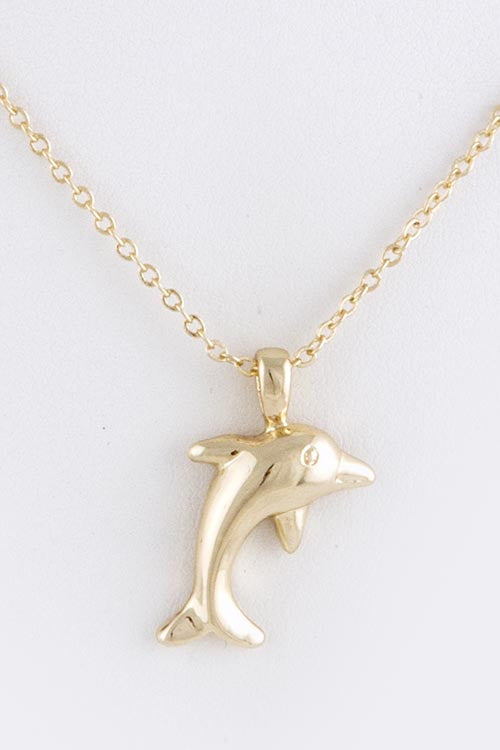 Tri Delta Dolphin Charm Necklace - My Jewel Candy