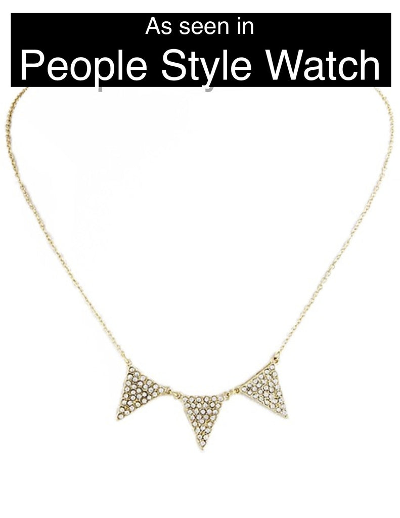 Triple Triangle Necklace - My Jewel Candy - 1