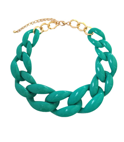 Turquoise Chain Necklace - My Jewel Candy