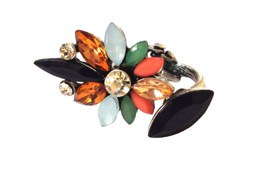 Double Sided Flower Ring - My Jewel Candy